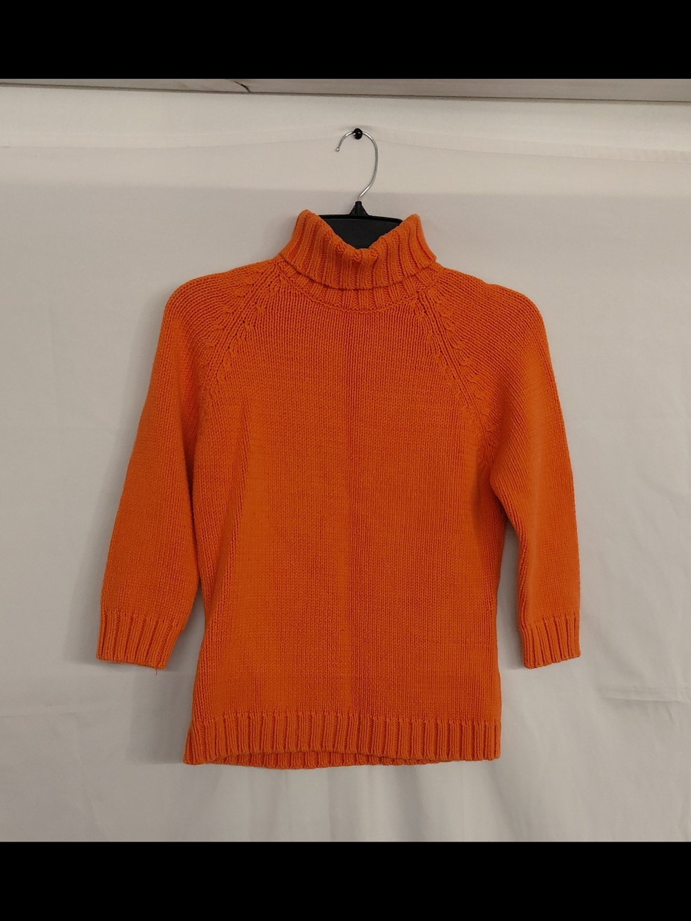 Gap Turtleneck Knit Sweater - Orange Medium